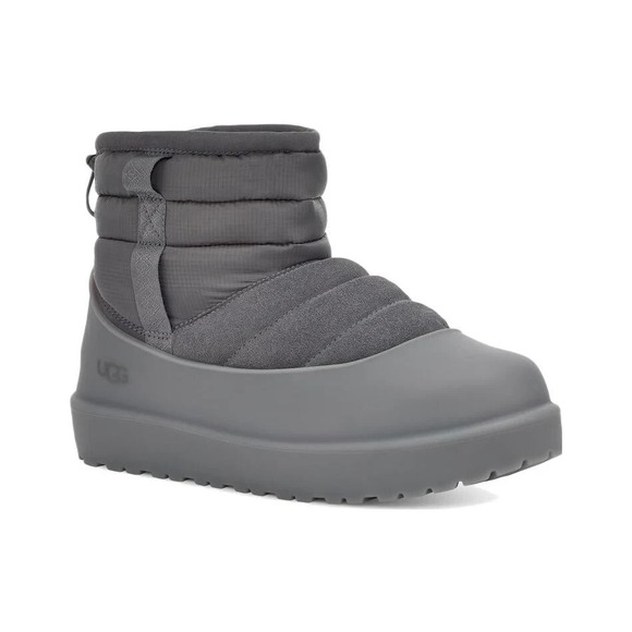 UGG Classic Mini Pull-On Winter Weather Puffer Boots Men's Size 5 Gray NEW - Picture 3 of 5